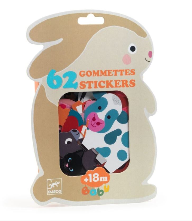 DJECO STICKERS - FARM ANIMALS