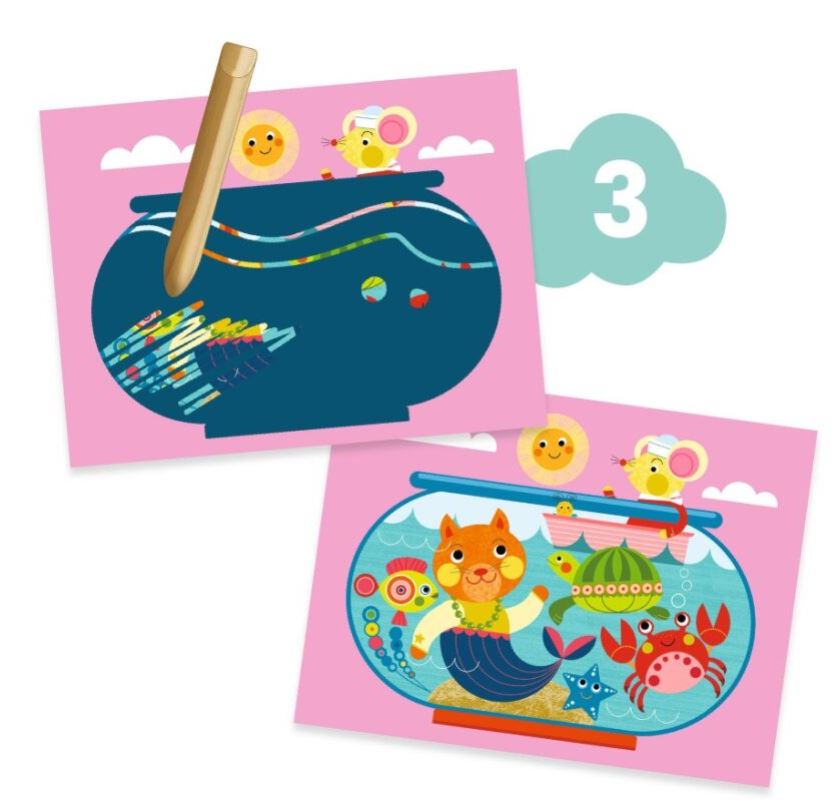 DJECO - MULTI-ACTIVITY SET - THE CAT AND HIS FRIENDS