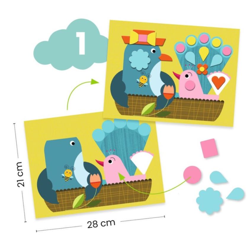 DJECO - MULTI-ACTIVITY SET - THE CAT AND HIS FRIENDS
