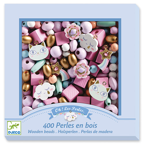 DJECO - PERLES EN BOIS / ARC-EN-CIEL