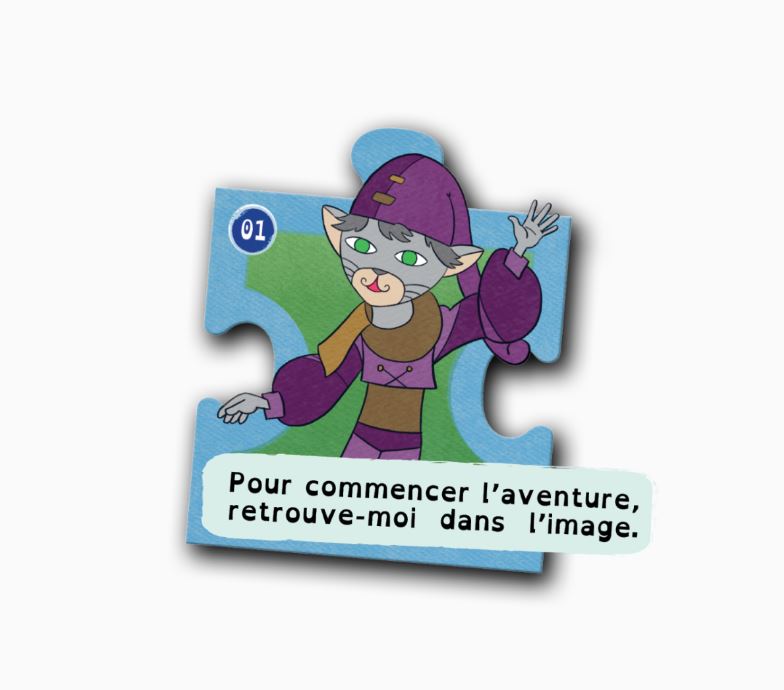 GAME FLOW CASSE-TÊTE 42 PIÈCES - MON PUZZLE AVENTURE - DRAGON #PADRAG-001