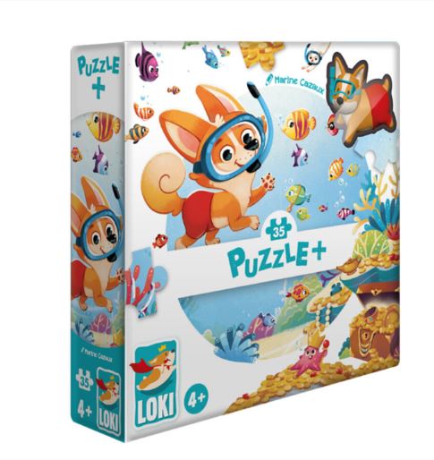 IELLO JIGSAW PUZZLE 35 PIECES - LOKI DIVING #PLO-002