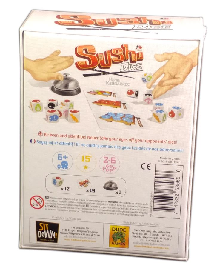 JEU SUSHI DICE