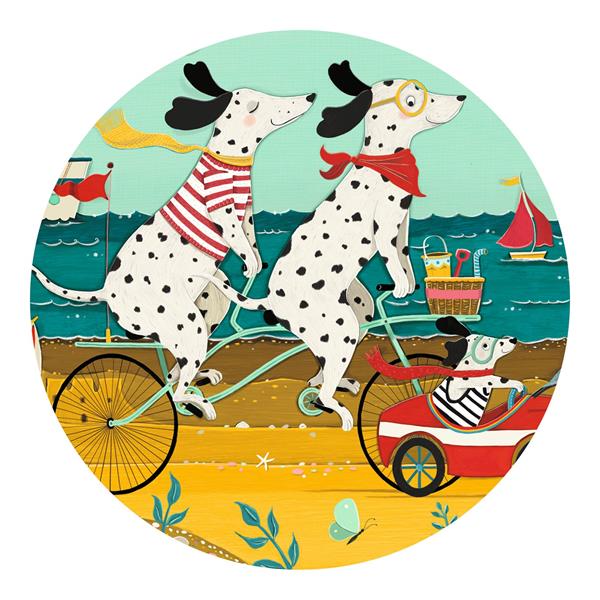 DJECO - CASSE-TÊTE SILHOUETTE 24 PIÈCES - OLLIE LE DALMATIEN #DJ07286