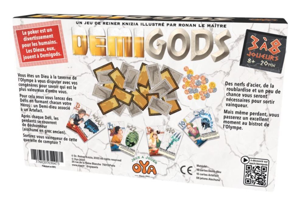 JEU DEMIGODS - Version française