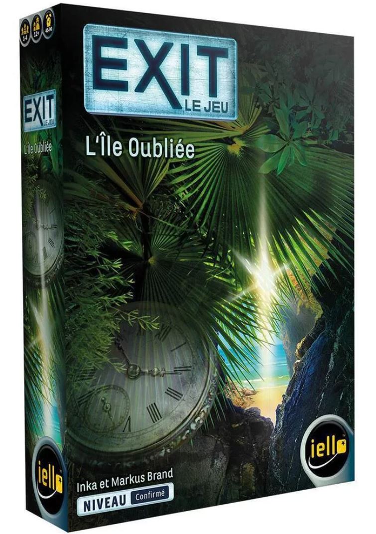 JEU EXIT - L'ÎLE OUBLIÉE - NIVEAU CONFIRMÉ