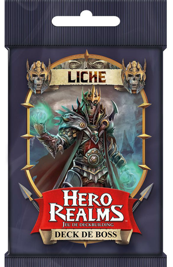 JEU HERO REALMS - DECK BOSS LICHE (SACHET/UNITÉ)