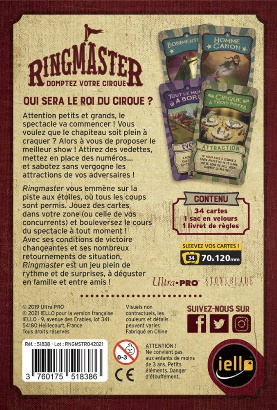JEU RINGMASTER