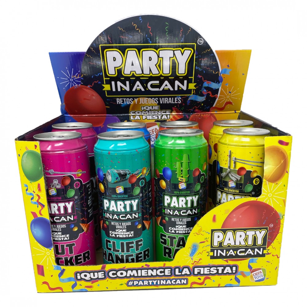 JEU PARTY IN A CAN 12 PIÈCES