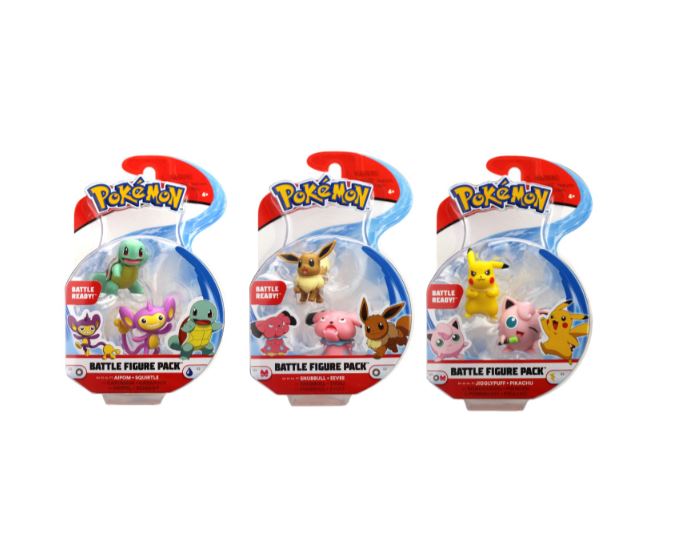 MINI FIGURINES POKÉMON DE BATAILLE ASST