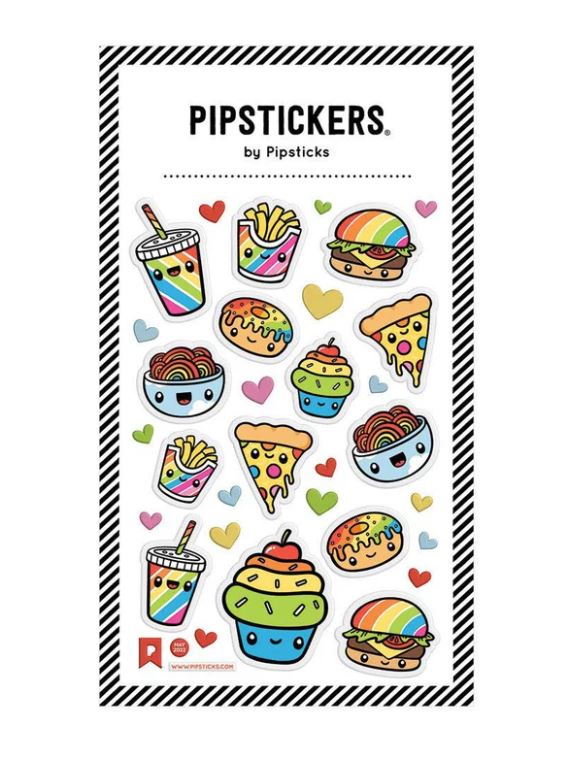 PIPSTICKER - AUTOCOLLANTS GONFLÉS (PUFFY) MUFFY MUNCHIES MULTICOLORES