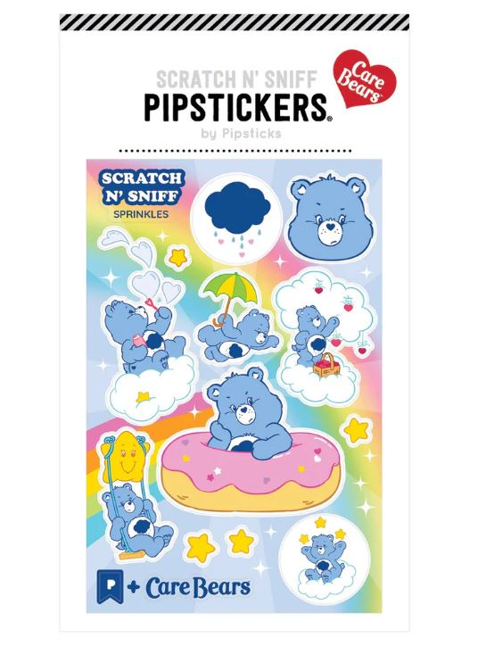 PIPSTIKERS - OURS GRINCHEUX MOELLEUX À GRATTER ET À RENIFLER