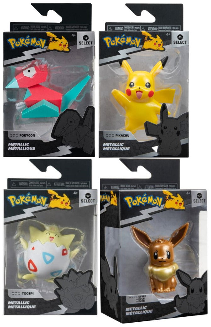 POKEMON SELECT - METALLIC 3" BATTLE FIGURE