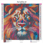 *26 JACAROU - ÉCLAT FÉLIN 40CM X 40CM - DIAMOND DOTZ