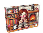 DELFY JIGSAW PUZZLE 1000 PIECES - FIRESIDE EVENING BLISS #DE-25009