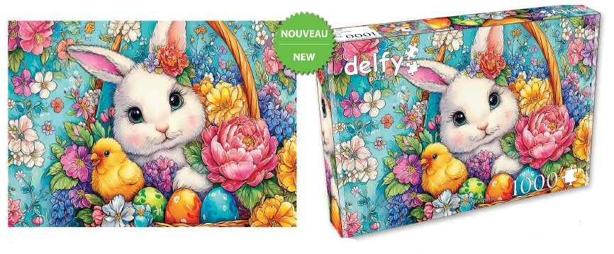 DELFY CASSE-TÊTE 1000 PIÈCES - DOUX MURMURES DE PÂQUES (EASTER WHISPERS) #DE-26004