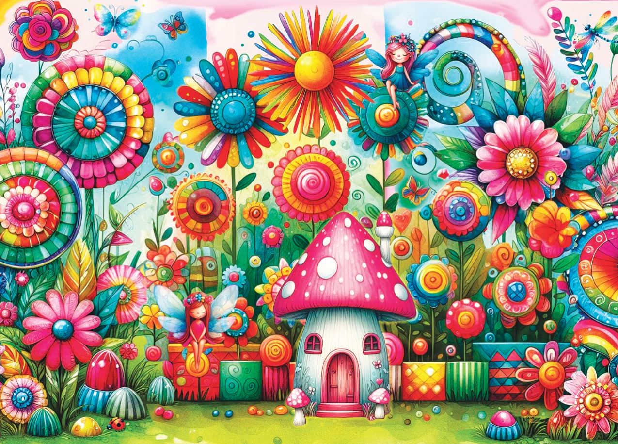 DELFY CASSE-TÊTE 1000 PIÈCES - JARDIN DE RÊVE #DE-24007
