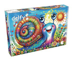 DELFY JIGSAW PUZZLE 1000 PIECES - SNAIL YOU LATER! #DE-25024