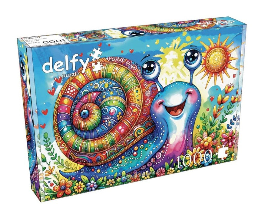 DELFY JIGSAW PUZZLE 1000 PIECES - SNAIL YOU LATER! #DE-25024