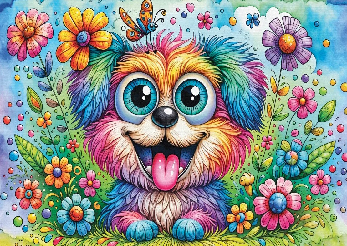 DELFY CASSE-TÊTE 1000 PIÈCES - ONDES PAWSITIVES #DE-24036
