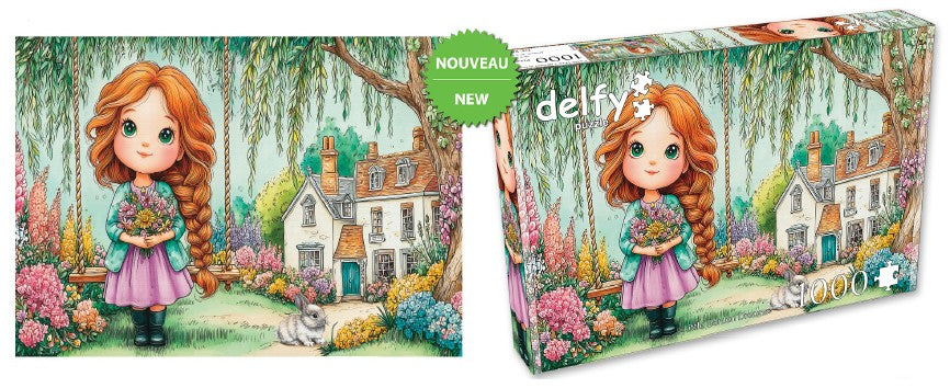 DELFY CASSE-TÊTE 1000 PIÈCES - PETIT JARDIN DE RÊVE (LITTLE GARDEN DREAMS) #DE-26013