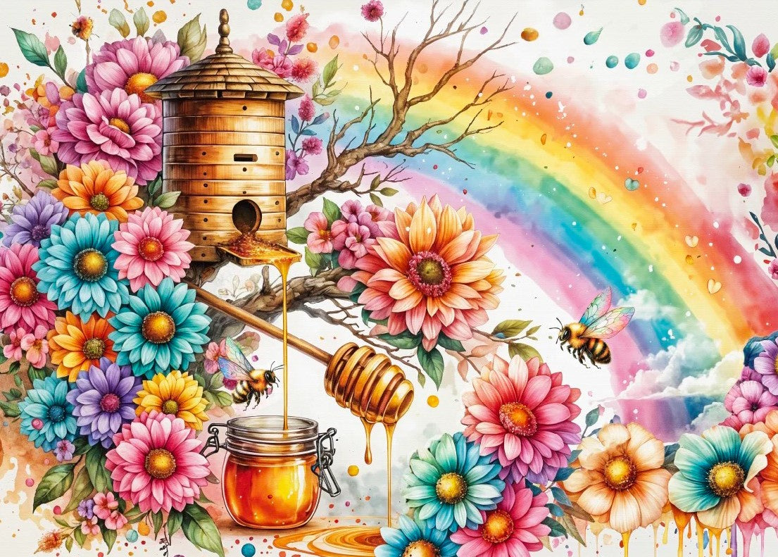 DELFY JIGSAW PUZZLE 1000 PIECES - HARMONY HIVE #DE-24020