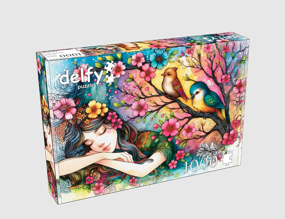 DELFY CASSE-TÊTE 1000 PIÈCES - RÊVES EN FLEURS (DREAMING IN BLOOM) #DE-25006