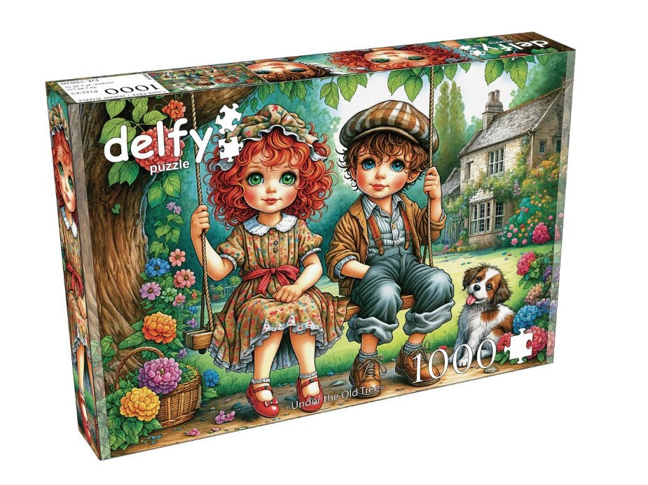 DELFY CASSE-TÊTE 1000 PIÈCES - SOUS LE VIEUX ARBRE (UNDER THE OLD TREE) #DE-25030