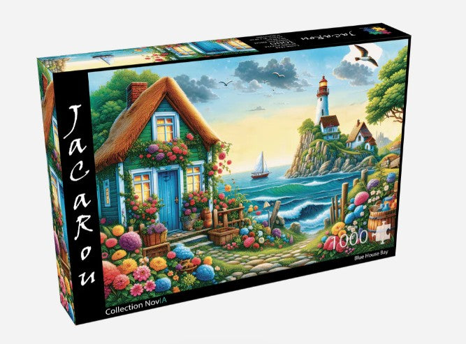 JACAROU CASSE-TÊTE 1000 PIÈCES - BAIE DE LA MAISON BLEUE #JP-BLHO1000
