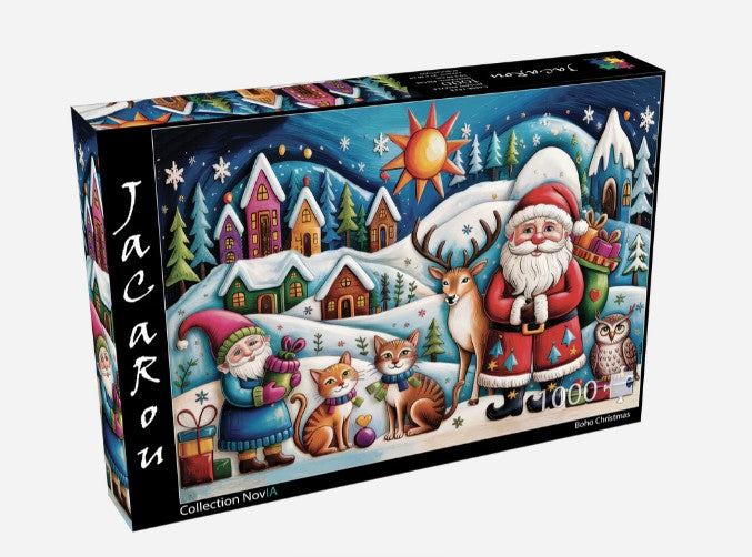 JACAROU CASSE-TÊTE 1000 PIÈCES - NOËL BOHÈME #JP-BOCH1000