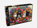 JACAROU CASSE-TÊTE 1000 PIÈCES - QUATUOR DE CHATONS DANS UN PANIER #JP-PLAY1000