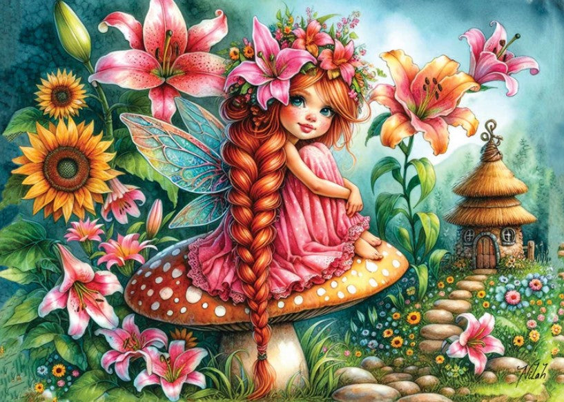 JACAROU PUZZLE 1000 PIECES - ROSY REVERIE BY NILAH