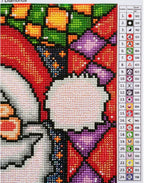 JACAROU - PAPA NOËL 30CM X 30CM - DIAMOND DOTZ