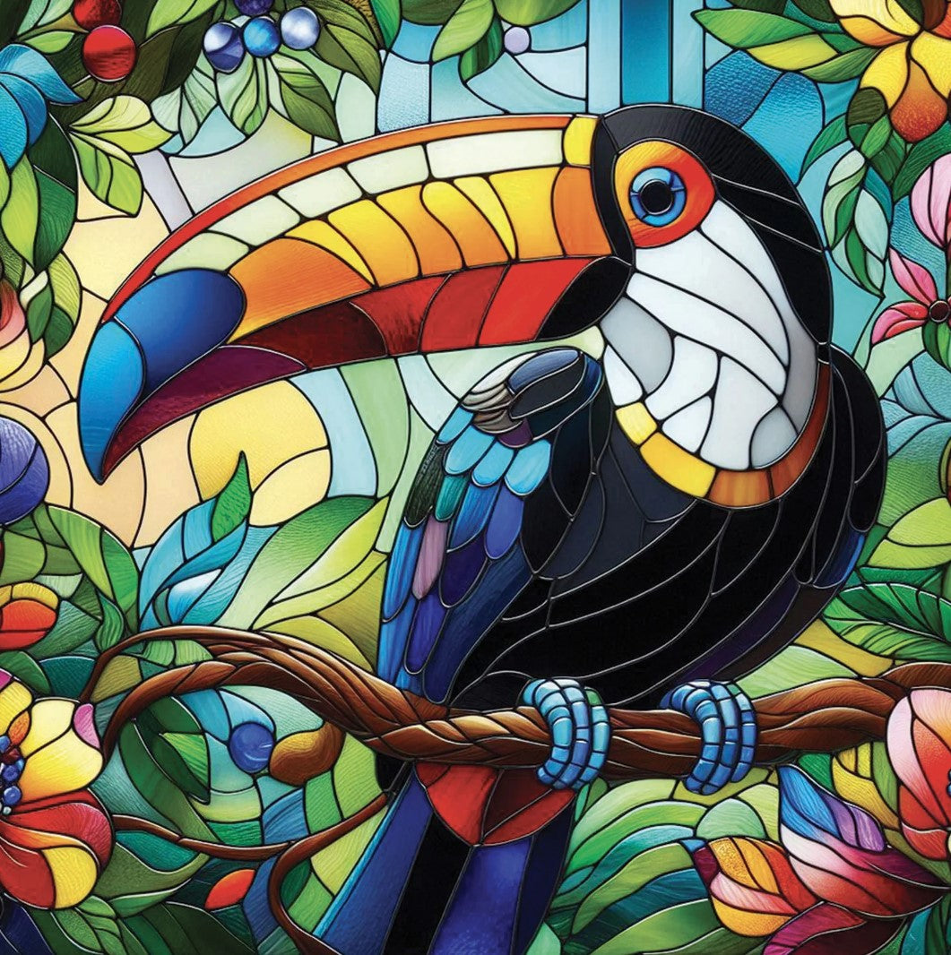 JACAROU - TOUCAN 40CM X 40CM - DIAMOND DOTZ