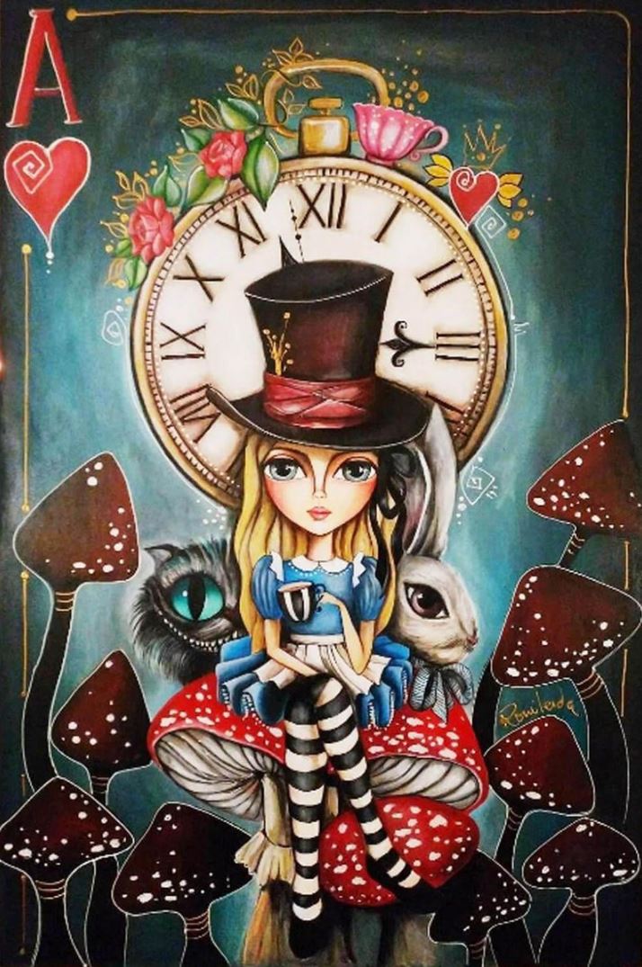 MAGNOLIA CASSE-TÊTE 1000 PIÈCES - L'HEURE DU THÉ AVEC ALICE - ARTISTE ROMI LERDA #1705