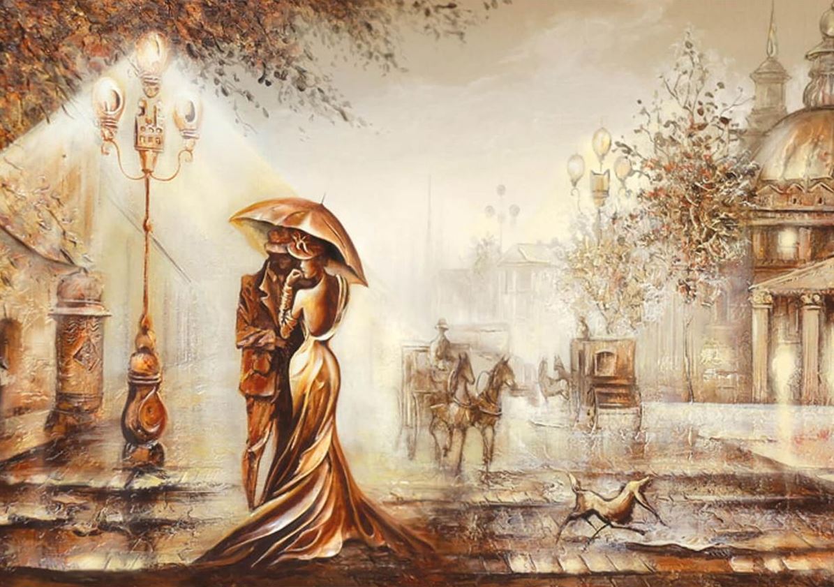 MAGNOLIA CASSE-TÊTE 1000 PIÈCES - RENCONTRE D'AMOUREUX - ARTISTE RAEN #2616