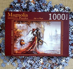 MAGNOLIA JIGSAW PUZZLE 1000 PIECES - BLIND DATE - ARTIST RAEN #2317
