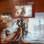 MAGNOLIA JIGSAW PUZZLE 1000 PIECES - BLIND DATE - ARTIST RAEN #2317