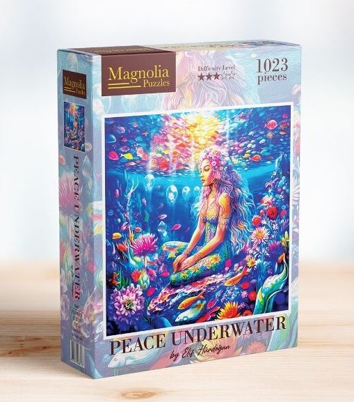 MAGNOLIA CASSE-TÊTE 1023 PIÈCES - LA PAIX SOUS L'EAU - ARTISTE ELIF HURDOGAN #8607