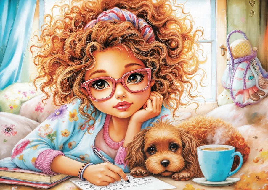 NOVIA CASSE-TÊTE 1000 PIÈCES - LETTRES & PATTES (LETTERS & PAWS) #JP-LETT1000