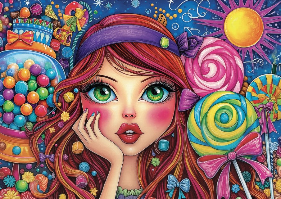 NOVIA CASSE-TÊTE 1000 PIÈCES - REINE DES BONBONS (CANDY QUEEN) #JP-CAND1000