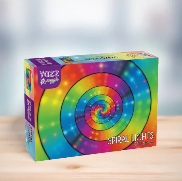 YAZZ PUZZLE JIGSAW PUZZLE 1000 PIECES - COLOR SPIRAL (SPIRAL LIGHTS) #YA-3839