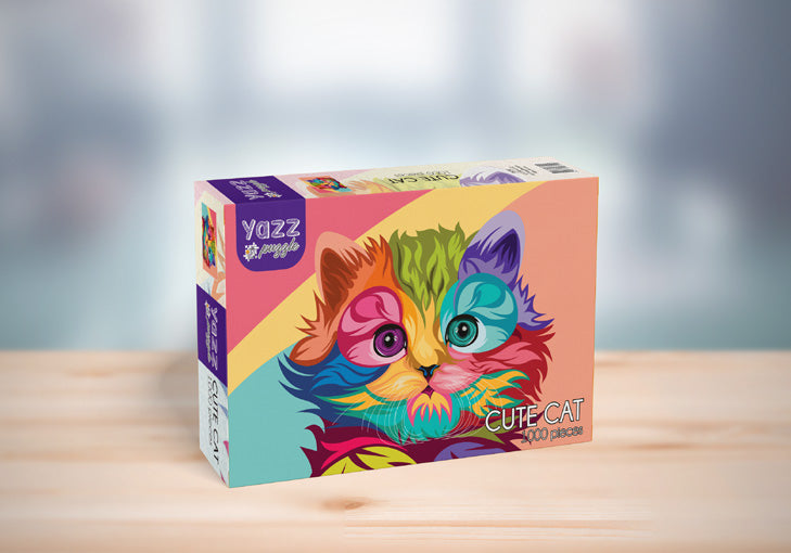 YAZZ PUZZLE 1023 PIECES - CUTE CAT #YA-3830