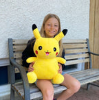 PELUCHE - PIKACHU 55 CM (22") AVEC DOUDOU