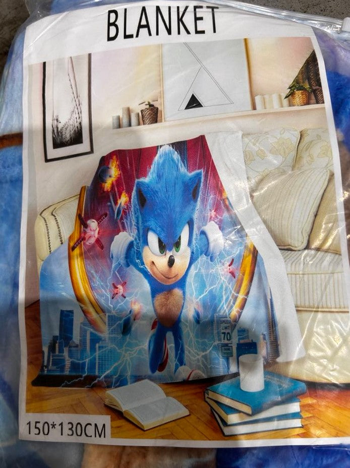JETÉE SONIC À LA COURSE (COUVERTURE) 4 PIEDS X 5 PIEDS