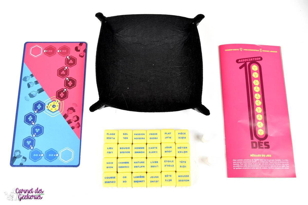 JEU ASSOCIATION 10 DÉS