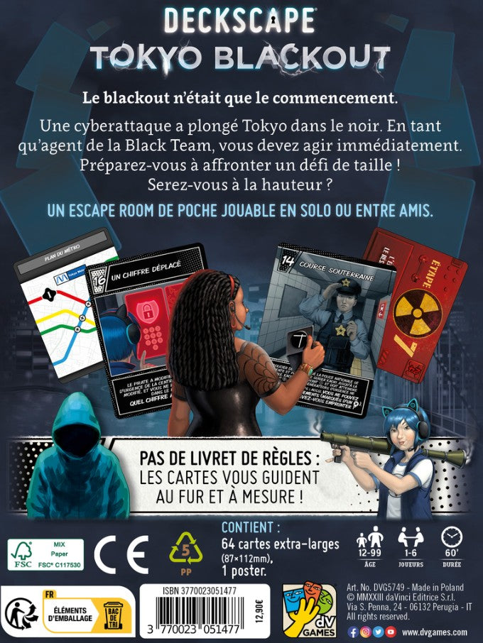 JEU DECKSCAPE - NO 11 TOKYO BLACKOUT