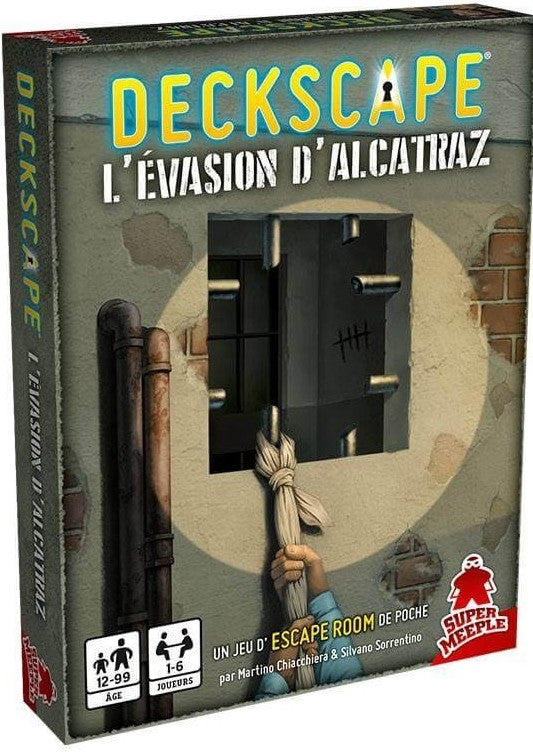 JEU DECKSCAPE - NO 7 L'ÉVASION D'ALCATRAZ