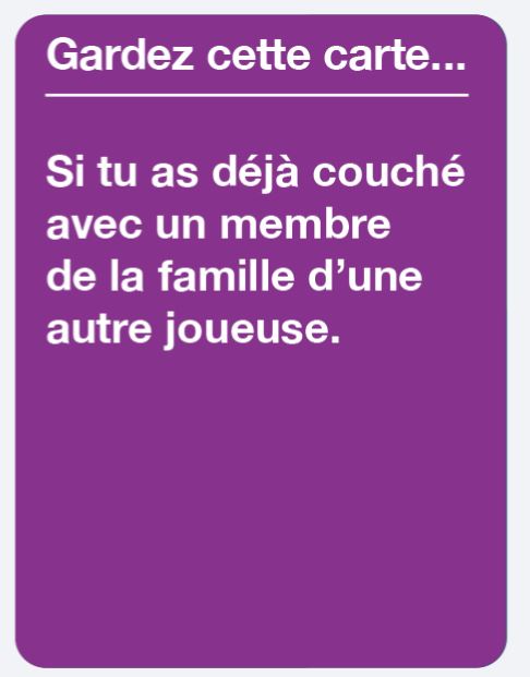 JEU FOR THE GIRLS - ÉDITION QUÉBÉCOISE - Version française