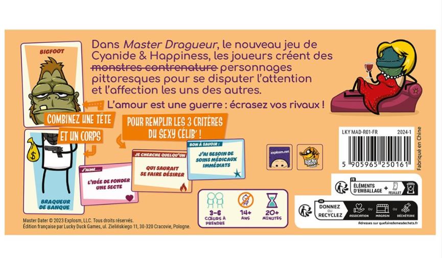 JEU MASTER DRAGUEUR